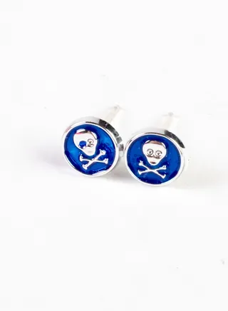 Small Earring for Baby-Premium Quality-Pairets Skull Premium Quality & Against Color Change 