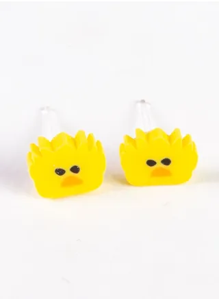 Small Silicon Earring for Baby-Premium Quality-chick Premium Quality & Against Color Change 