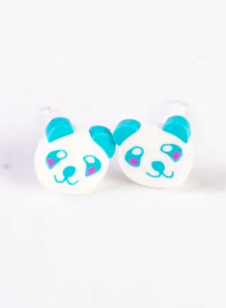 Small Silicon Earring for Baby-Premium Quality- Panda Premium Quality & Against Color Change 