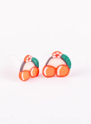 Small Silicon Earring for Baby Red Chery 