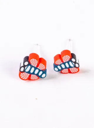 Small Silicon Earring for Baby-Premium Quality-red butterfly Premium Quality & Against Color Change 