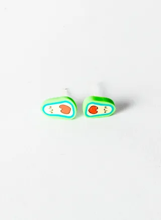 Small Silicon Earring for Baby-Premium Quality- Green 