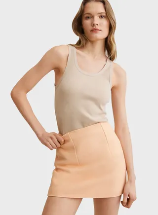Pocket Detail Mini Skirt 