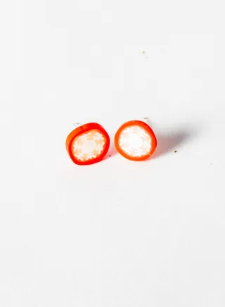 Small Silicon Earring for Baby-Premium Quality- Snow Flake 