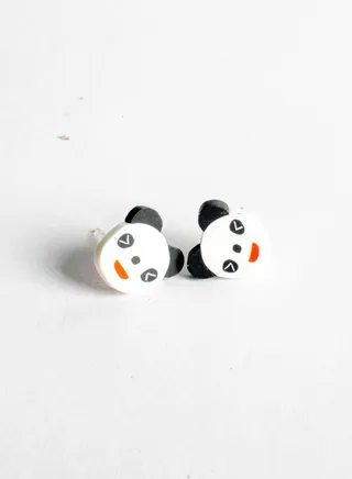 Small Silicon Earring for Baby panda 