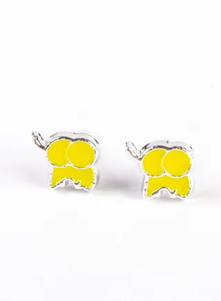 Small Earring for Baby-Premium Quality-yellow Premium Quality & Against Color Change 