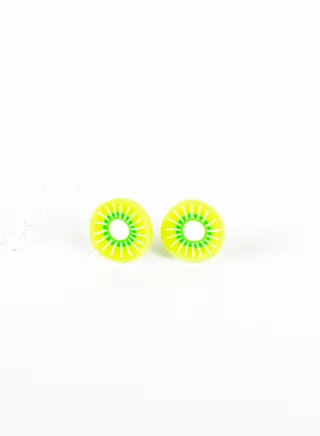 Small Silicon Earring for Baby  kiwi 