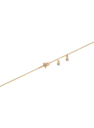 Star bracelet with pendants 