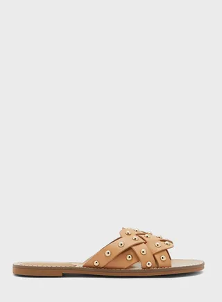 Rivet Detailed Sandals