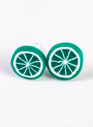 Small Silicon Earring for Baby-Premium Quality-limon slice Premium Quality & Against Color Change 