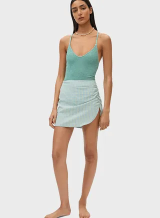Printed Mini Skirt 