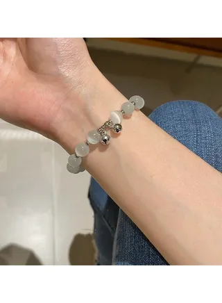 Girls Crystal Bracelet Cat's Eye Bracelet Beaded Hand Jewellery Hand Rope 