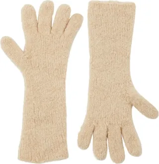 Monte Bianco long cashmere gloves