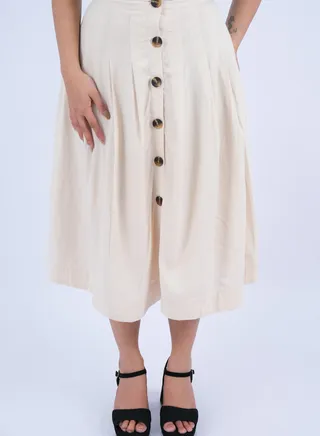 Women’s High Waist Bodycon Skirt in Pink Tint 
