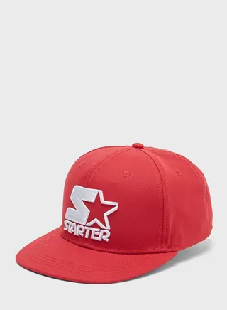 Embroidered Flat Peak Cap