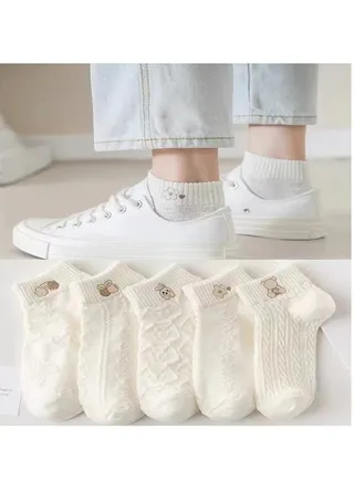 Ten pairs of anti-odor socks, breathable and sweat-absorbent socks 