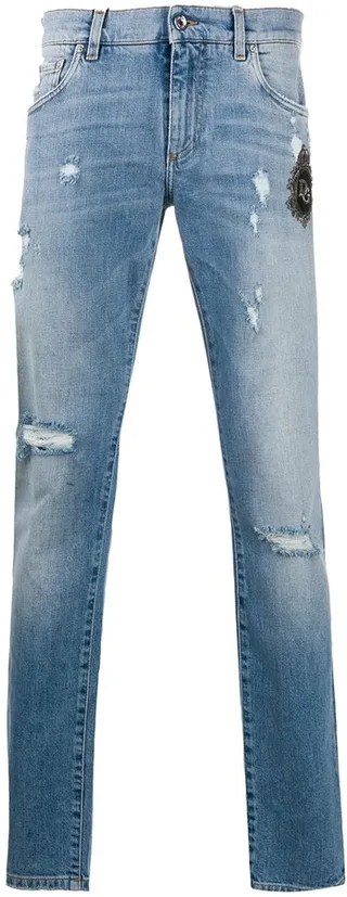 Distressed Jeans