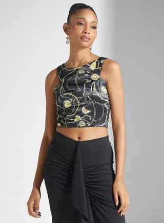 Crew Neck Crop Top 