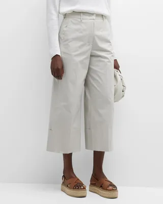 Pina Cuffed Wide-Leg Pants