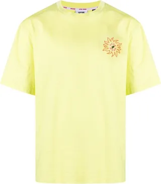 logo-print detail T-shirt