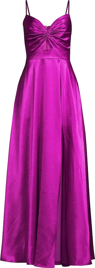 Cut-Out A-Line Gown