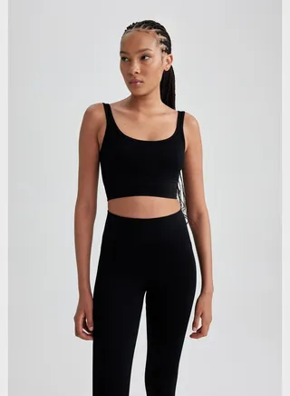 Square Neck Seamless Bra 