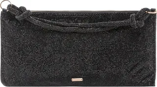 Handbag with all-over rhinestones