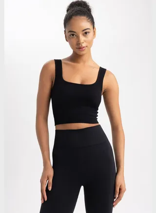 Square Neck Sports Bra 