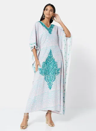 EMBROIDERED KAFTAN 
