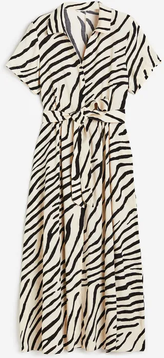 Tie Belt Shirt Dress