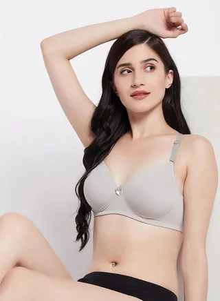 Padded Non-Wired Full Cup Multiway Cotton T-Shirt Bra 