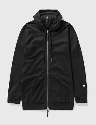 11 Cotton Zip Hoodie With Face Mask And Strap