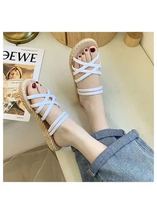 Women's Outer Slippers Summer Outdoor or Indoor Sandals 