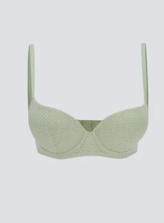 Lace Detail T-Shirt Bra 