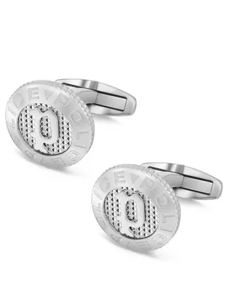 Stud Cufflinks For Men Silver Color 