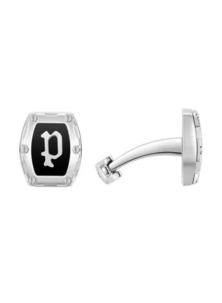 POLICE - Bolted Cufflink For Men Stainless Steel Black - PEAGC0003905 