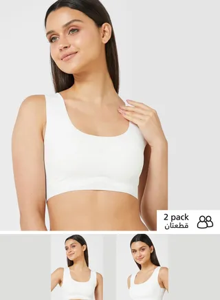 2 Pack Seamless Sports Bra 