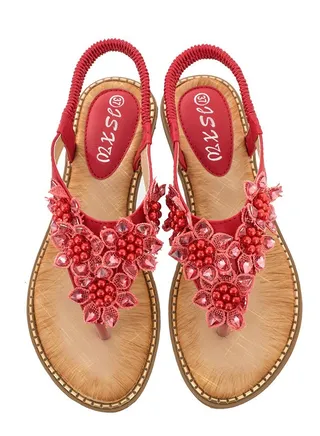 New Handmade Round Toe Sandals 