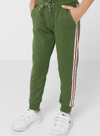 Cut & Sew Jogger With Tape