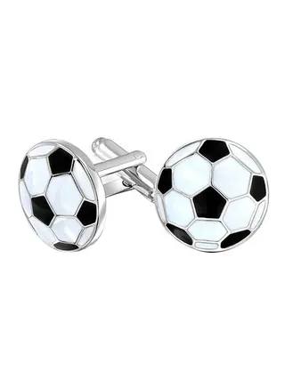 Football Soccer Ball Cufflinks 