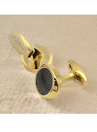 Decorative patterned cufflinks 