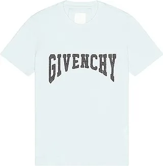 Givenchy Slim Fit Print T-Shirt in Baby Blue
