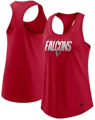 Nike Women's Atlanta Falcons Light Impact Performance Racerback Tank Top