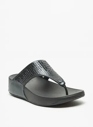 Women's Embellished Slip-On Flatform Heeled Sandals Ramadan Collection 