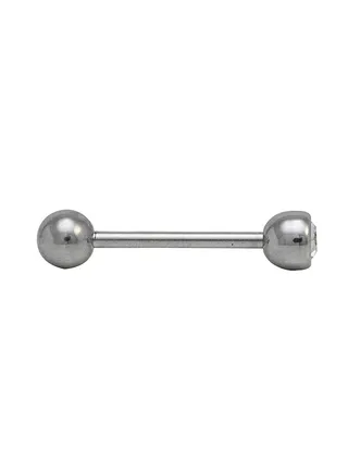 Stainless Steel Barbell Tongue Ring 