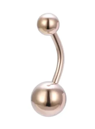Stainless Steel Brief Design Belly Ring 