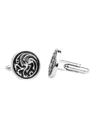 Alloy Game Of Thrones Dragon Patterned Cufflinks 