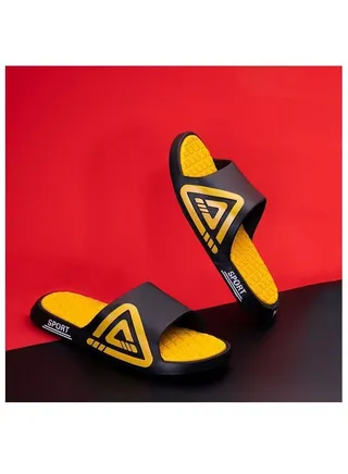 Unisex Shower Slippers Men's Women's Non-Slip Flat Sandals Suitable for Outdoor or Indoor or Bathroom Use 