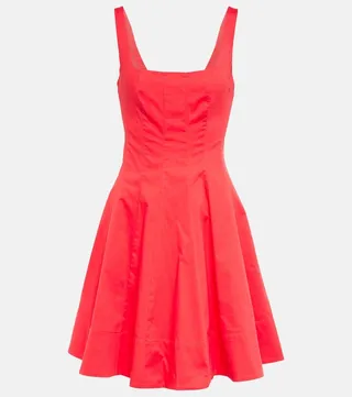 Wells cotton poplin minidress