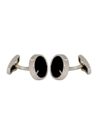 Round Metal Cufflinks 